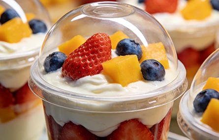 Yogurt bowl cup lid